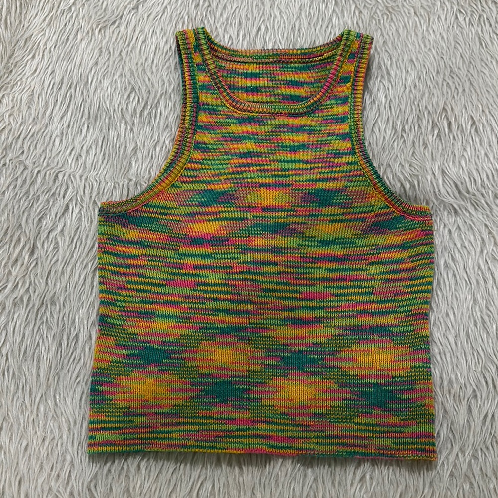 Women’s colorful knit top size small